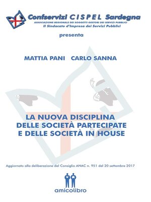 cover image of La nuova disciplina delle società partecipate e delle società in house